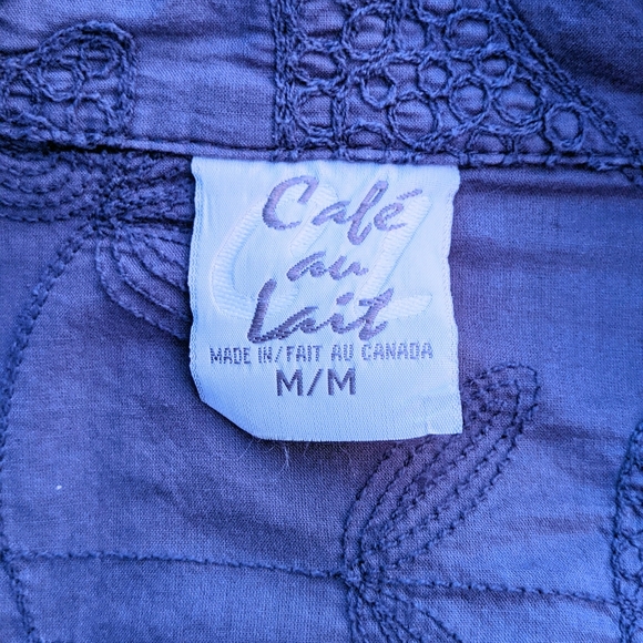 Embroidered zip front jacket - Picture 3 of 4